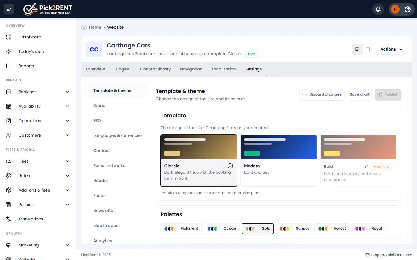 Website builder