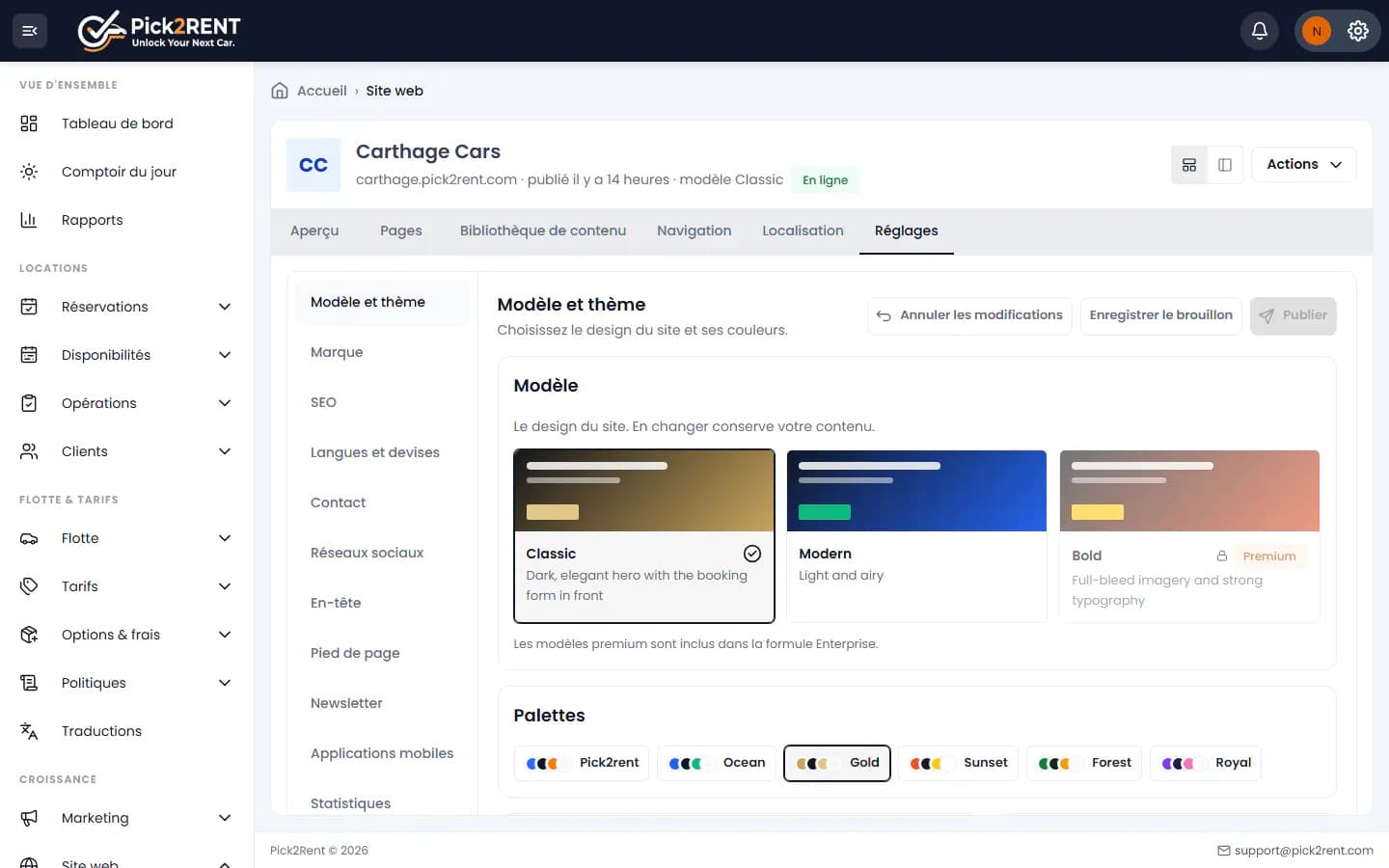 Créateur de site